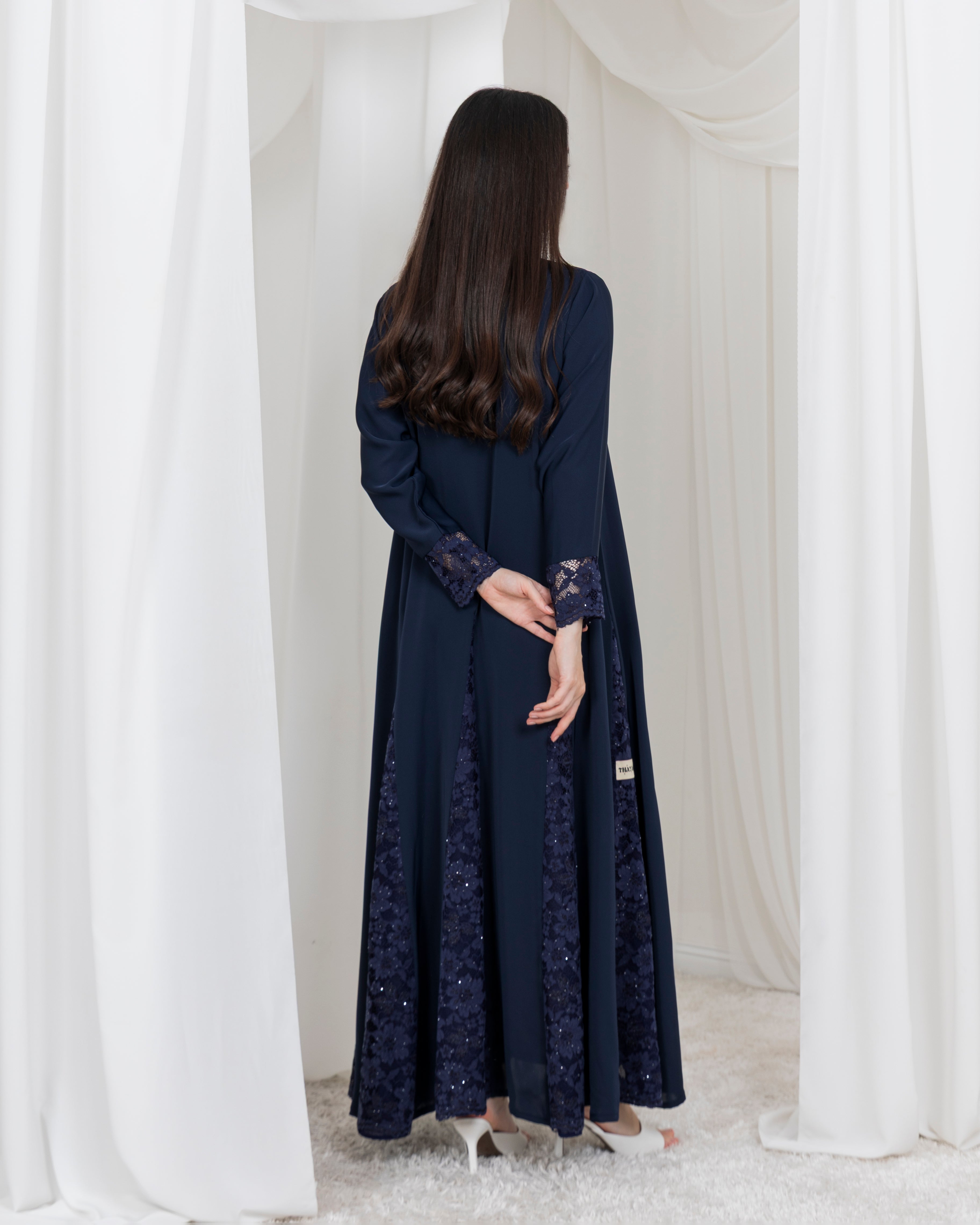 Princess abaya (navy blue)