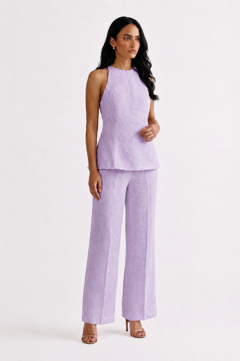 Linen Set purple