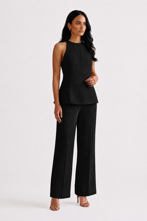 Linen Set black