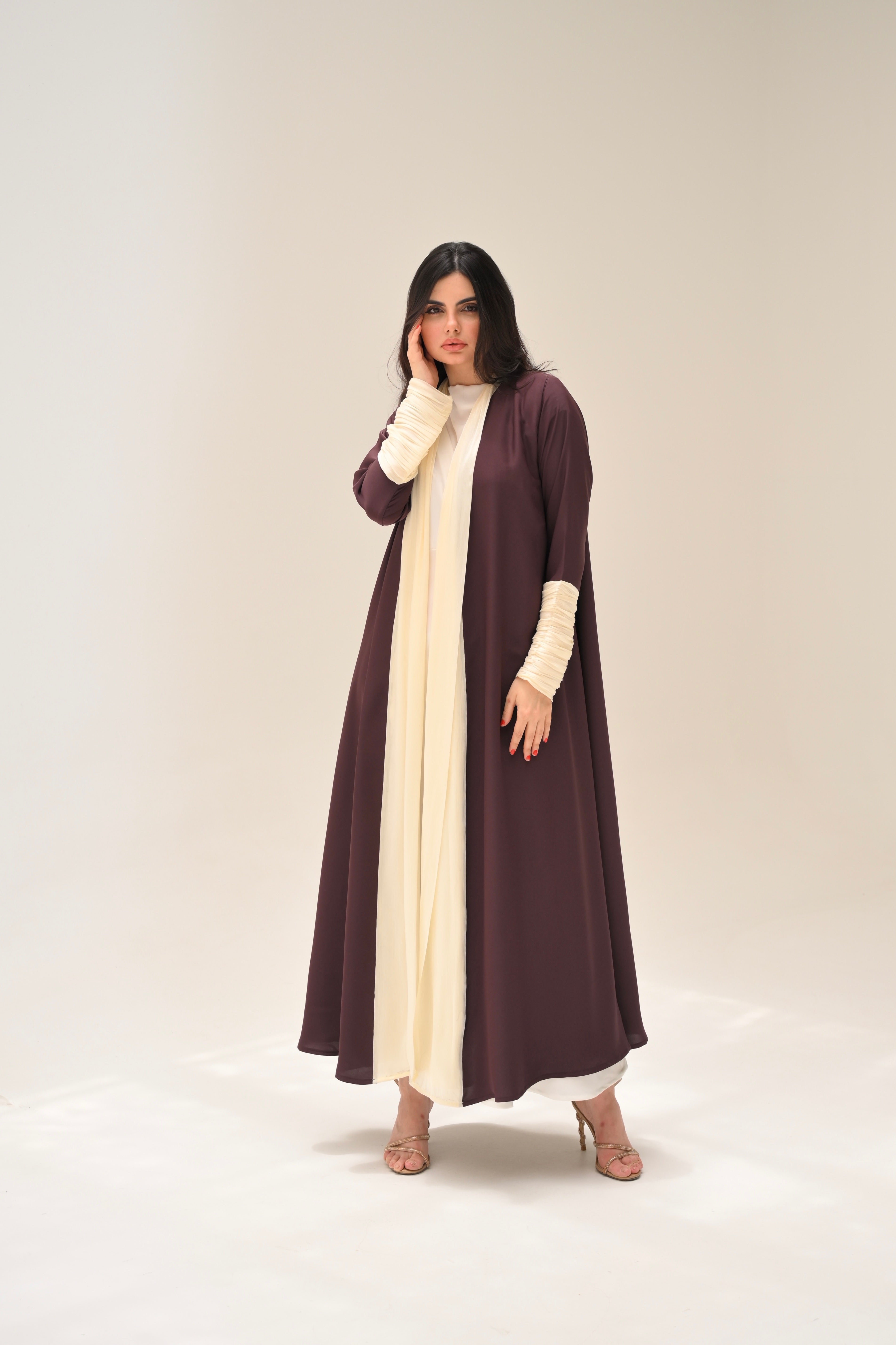 Soft & Sheer (Brown) Abaya