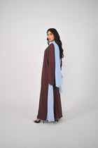 Double Drape Brown & Blue - Thaya