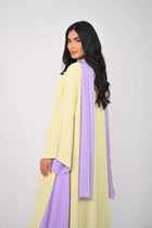 Double Drape Yellow & Purple - Thaya