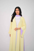 Double Drape Yellow & Purple