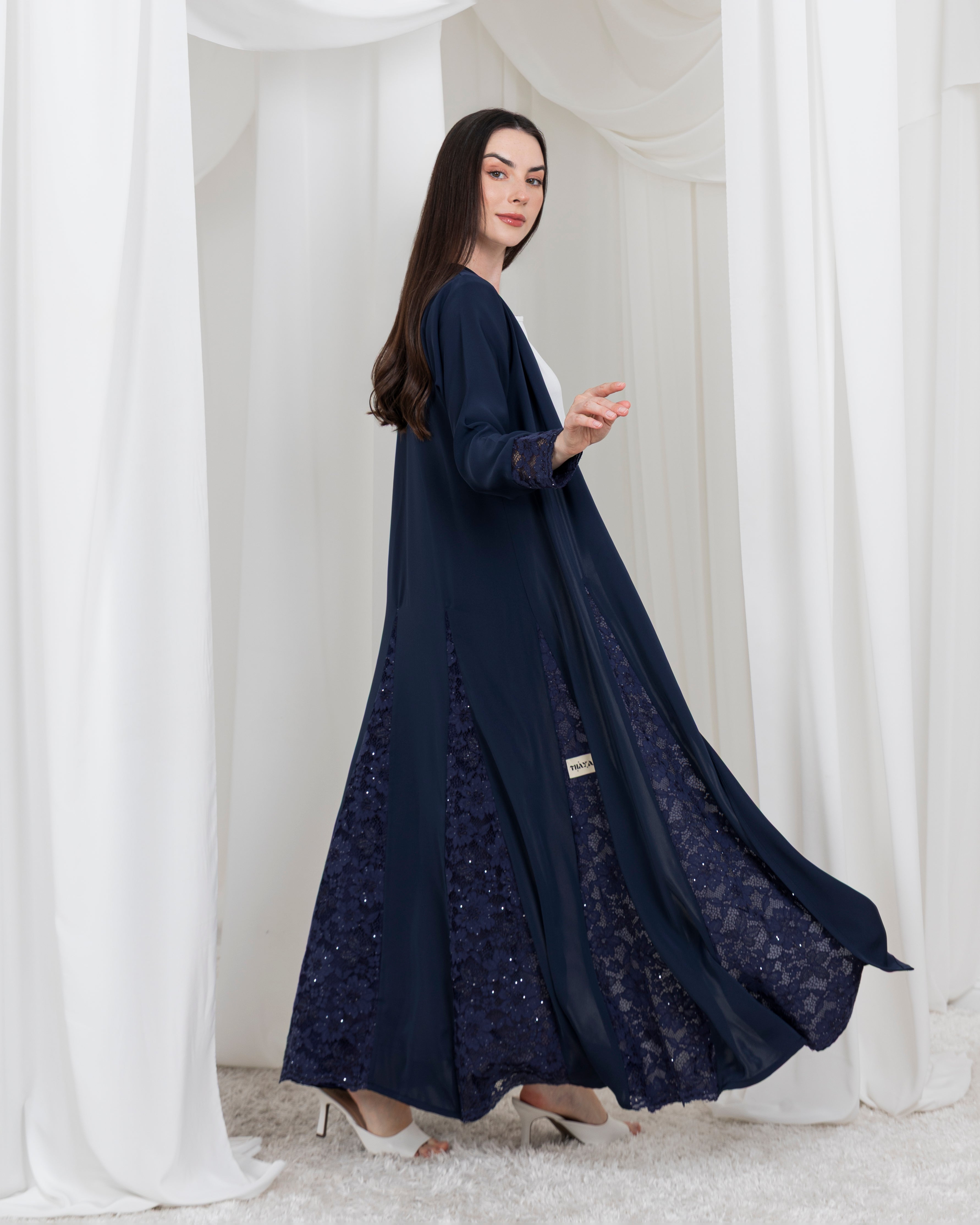 Princess abaya (navy blue)